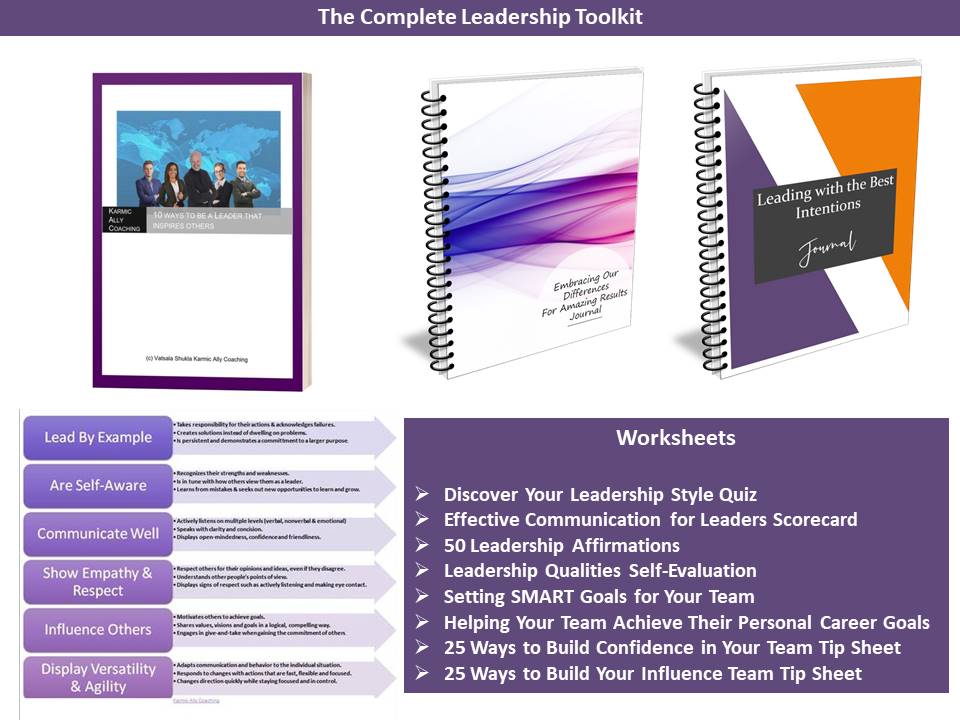 Complete Leadership Toolkit from Karmic Ally Coaching and Vatsala Shukla mockup
