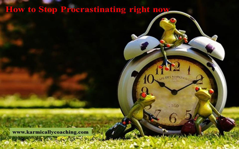 How to stop procrastinating right now banner
